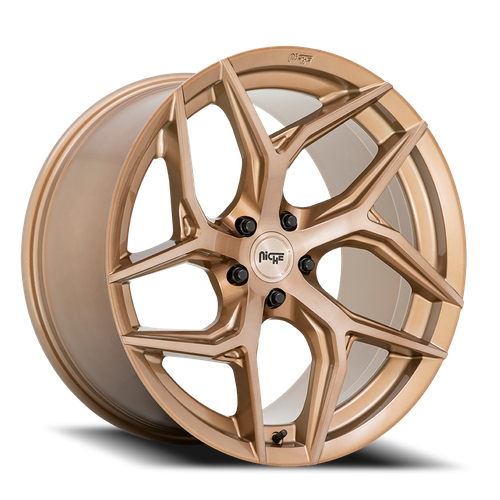 Niche M267 Torsion Wheel 20x9 5x112 Platinum Bronze 27mm - FREE T-SHIRT INCLUDED! | M267209044+27