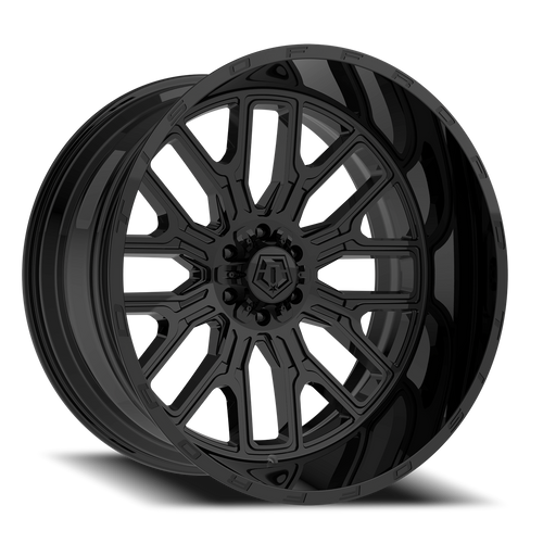 DOORBUSTER PRICING! - Tis 560B Wheel 22x12 5x127 & 5x139.7 Gloss Black -44mm - FREE T-SHIRT INCLUDED! | 560B-2220944