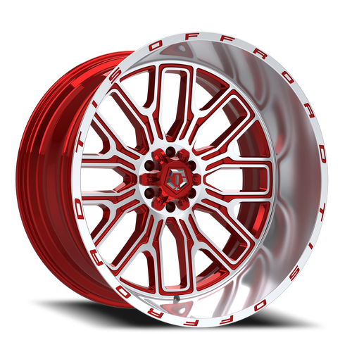 Tis 560Mrl Wheel 22x12 8x170 Gloss Red Machined -44mm | 560MRL-2228744