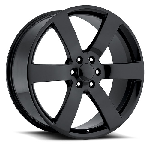 Replica® Tblss Wheels Rims 22x9 6x5.5 (6x139.7) Gloss Black 22 | TSS 229-6139-22 GB