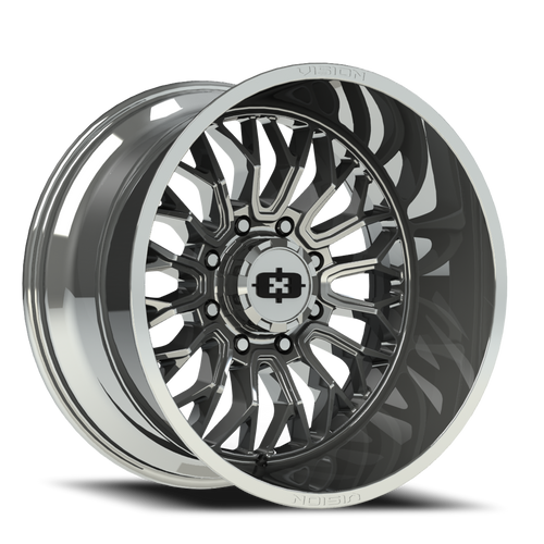 Vision Riot 402 Wheel 24x12 8x180 Chrome -51mm - MINIMUM PURCHASE OF 4 WHEELS | 402-24287C-51