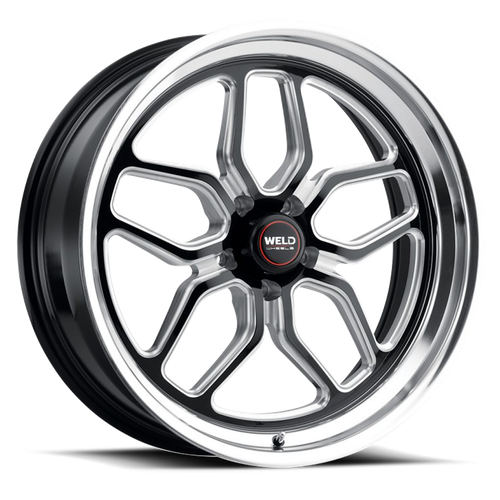 DOORBUSTER PRICING! - Weld Street Performance Laguna Wheel 20x9.5 5x120.65 Gloss Black Milled w/ Diamond Lip 0mm | S10709563525