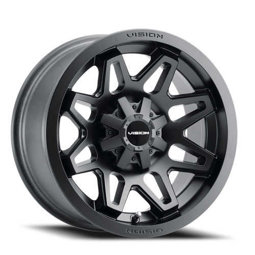 Vision Se7En 416 Atv Utv Wheel 14x7 4x110 Matte Black 38mm | 416-147110MB5.5