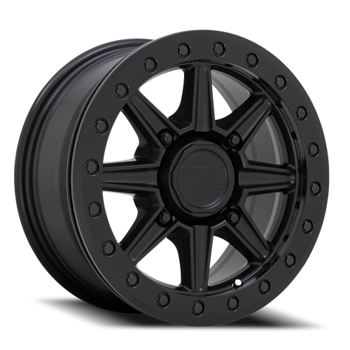 Black Rhino Powersports Webb Atv Utv Wheel 14x7 4x137 Matte Black 36mm | 1470WEB364136M06