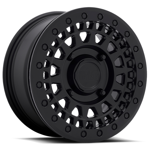 Black Rhino Powersports Parker Beadlock Atv Utv Wheel 15x7 4x156 Matte Black 51mm | 1570PKB514156M32