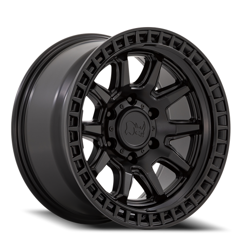 Black Rhino Calico Wheel 17x8.5 5x127 Matte Black -10mm - FREE T-SHIRT INCLUDED! | BR001MX17855010N