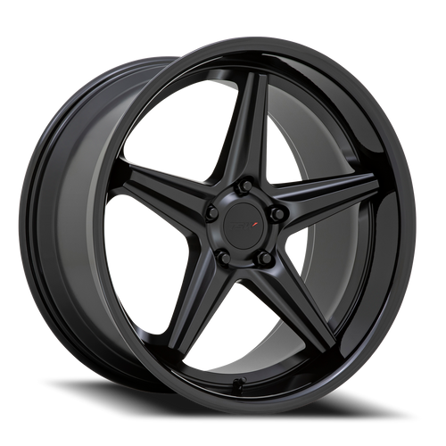 Tsw Launch Wheel 19x8.5 5x120 Matte Black With Gloss Black Lip 35mm | 1985LCH355120B76
