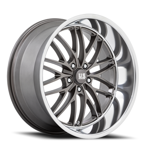 Us Mags U139 Santa Cruz Wheel 20x10 5x127 Anthracite With Diamond Cut Lip 6mm - FREE T-SHIRT INCLUDED! | U13920007357