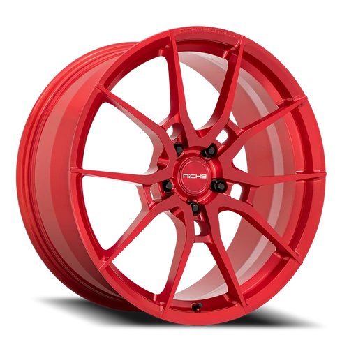 Niche T113 Kanan Wheel 20x9.5 5x112 Brushed Candy Red 20mm | T1132095F8+20