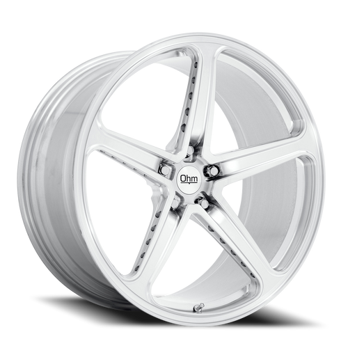 Ohm Amp Wheel 21x10 5x120 Silver Machined 30mm | 2110AMP305120S64