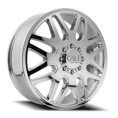 DOORBUSTER PRICING! - Cali Off-Road Invader Dually Wheel 24x8.25 8x200 Chrome 115mm | 9115D-24877CF115