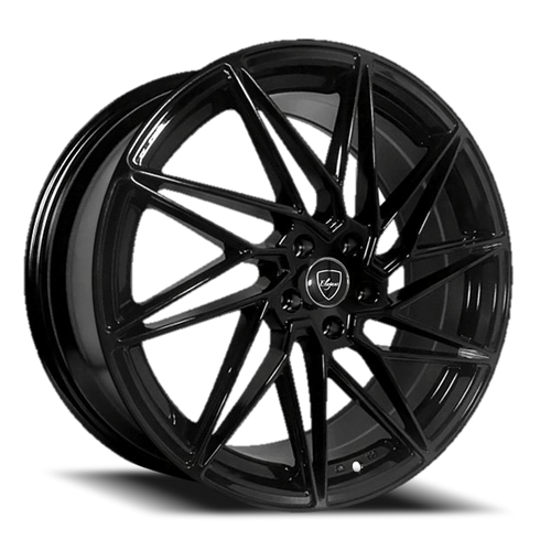 DOORBUSTER PRICING! - Elegance E015 Wheel 20x8.5 5x114.3 Gloss Black 35mm - FREE T-SHIRT INCLUDED! | E015-051435GB