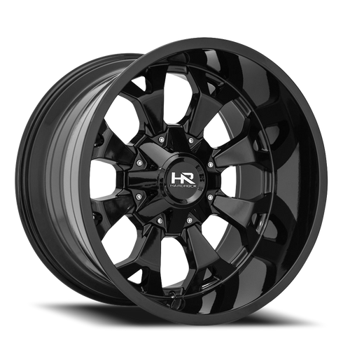 Hardrock Offroad Devastator Wheel 20x12 8x165.1 Gloss Black -51mm | H711-201281151GB