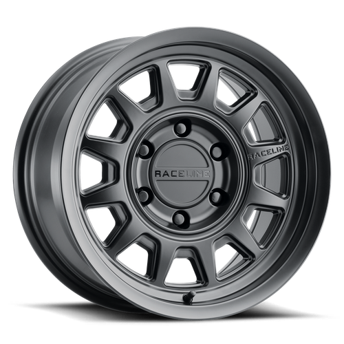 Raceline 952B Aero Wheels Rims 17x9 6x139.7 Satin Black -12mm | 952B-79060-12