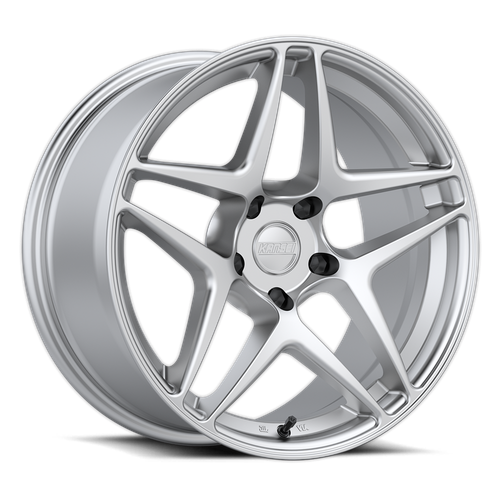 Kansei K15H Astro Wheels Rims 18x9.5 5x114.3 Hyper Silver 35mm | K15H-189512+35
