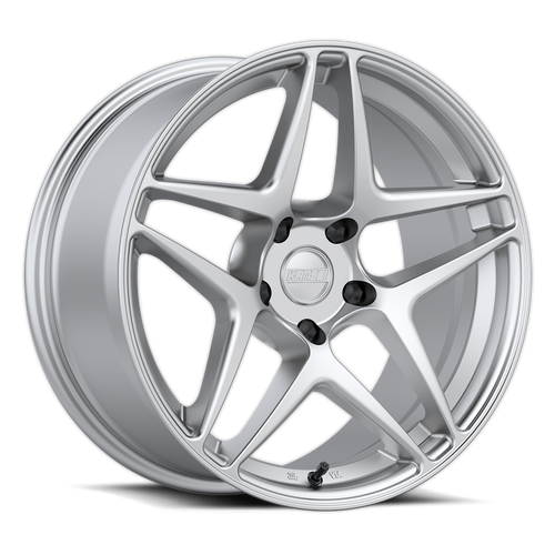 Kansei K15H Astro Wheels Rims 18x9.5 5x120 Hyper Silver 35mm | K15H-189518+35