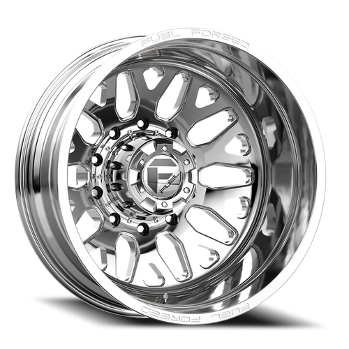 Fuel De19 Ff19D Dually Wheel 24x8.25 8x210 Polished -221mm - MINIMUM PURCHASE OF 4 WHEELS | DF1924829335
