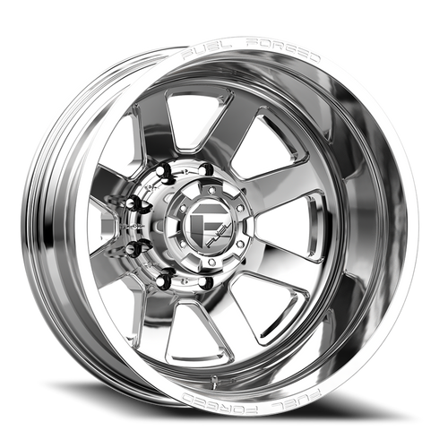Fuel De09 Ff09D Dually Wheel 24x8.25 8x165.1 Polished -240mm - MINIMUM PURCHASE OF 4 WHEELS | DF0924828D35