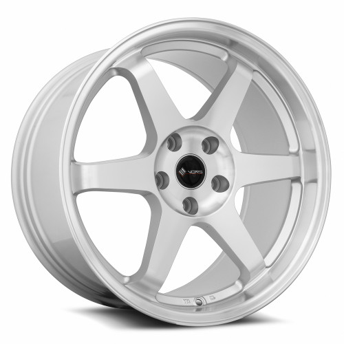 Vors Tr37 Wheels Rims 18x9.5 5x115 Silver Machined W/ Machined Lip 22mm | TR37189551422SF-515