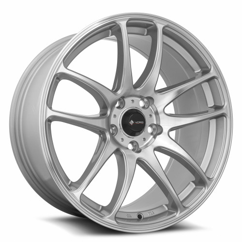Vors Tr4 Wheels Rims 18x8.5 5x108 Silver Machined 35mm | TR04188551435SF-508