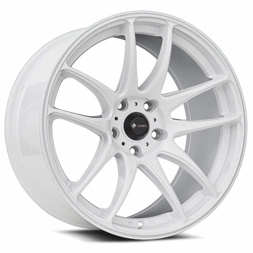 Vors Tr4 Wheels Rims 18x9.5 5x114.3 White 22mm | TR04189551422W