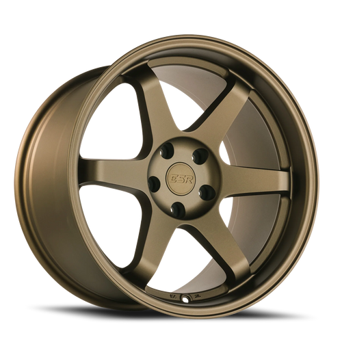 DOORBUSTER PRICING! - Esr Sr07 Wheel 18x10.5 5x115 Matte Bronze 22mm - FREE T-SHIRT INCLUDED! | 80551422 SR07MBRNZ 5X115