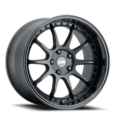 DOORBUSTER PRICING! - Esr Cs12 Wheel - 18x8.5 5x114.3 Matte Black 30mm - FREE T-SHIRT INCLUDED! | 88551430 CS12MBLK-BL