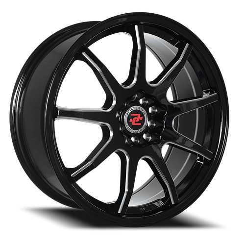 Drag Concepts Dc31 Wheel 18x8 5x114.3 Gloss Black Milled 35mm | DC31185545-35GBML