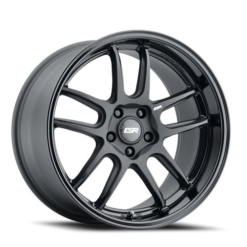 DOORBUSTER PRICING! - Esr Apx8 Wheel 19x9.5 5x114.3 Matte Black 22mm - FREE T-SHIRT INCLUDED! | 99551422 APX8MBLK-BL