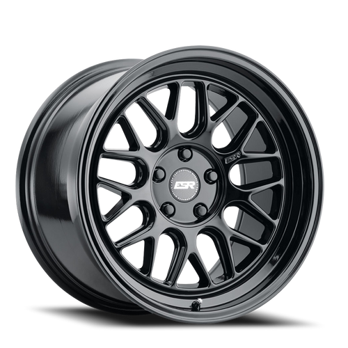 DOORBUSTER PRICING! - Esr Cr1 Wheel 18x9.5 5x108 Gloss Black 35mm - FREE T-SHIRT INCLUDED! | 89551435 CR01GBLK 5X108