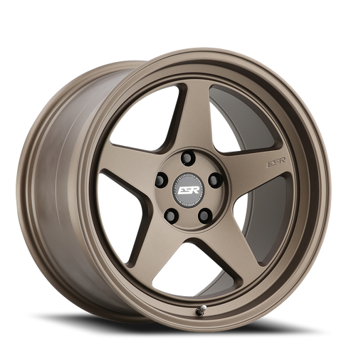 DOORBUSTER PRICING! - Esr Cr5 Wheel 18x10.5 5x112 Matte Bronze 22mm - FREE T-SHIRT INCLUDED! | 80551422 CR5MBRNZ 5X112