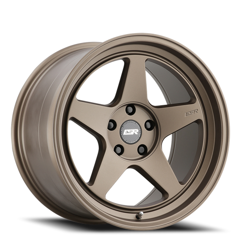 DOORBUSTER PRICING! - Esr Cr5 Wheel 18x8.5 5x110 Matte Bronze 30mm - FREE T-SHIRT INCLUDED! | 88551430 CR5MBRNZ 5X110