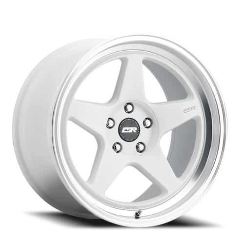 DOORBUSTER PRICING! - Esr Cr5 Wheel 18x8.5 5x120 Gloss White 30mm | 88511130 CR5WHT 5X120