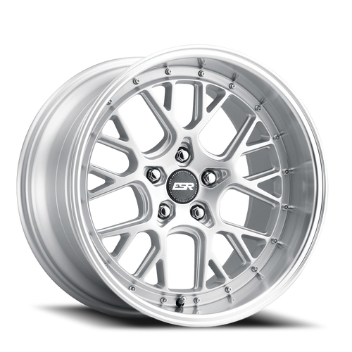 DOORBUSTER PRICING! - Esr Cs11 Wheel 19x9.5 5x108 Hyper Silver w/ Machined Lip 35mm - FREE T-SHIRT INCLUDED! | 99551435 CS11HS-ML 5X108