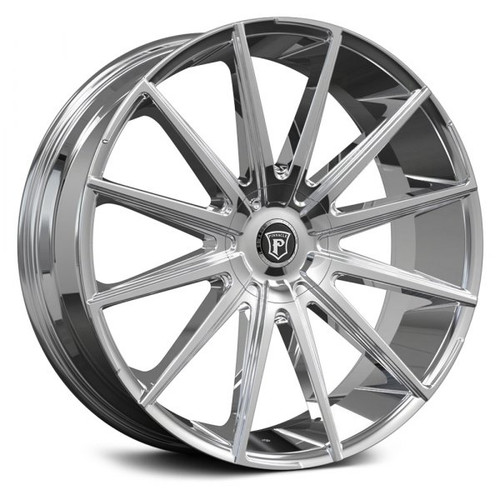 Pinnacle® Bella P98 Wheels Rims 20x8 5x4.5 (5x114.3) 5x120 Chrome 35 | P98205120-35