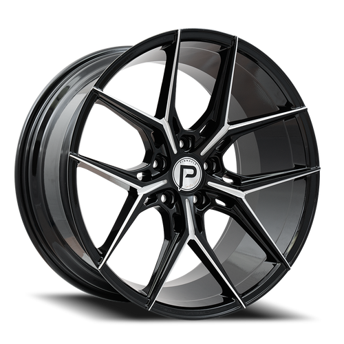 Pinnacle Splendent P204 Wheel 22x10.5 5x112 Gloss Black Milled 40mm | P20422105112-40GBML