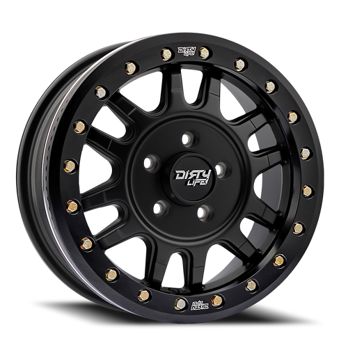DOORBUSTER PRICING! - Dirty Life Canyon Pro Sxs Atv Utv Wheel 15x7 4x137 Matte Black 13mm | 9309R-57102MB