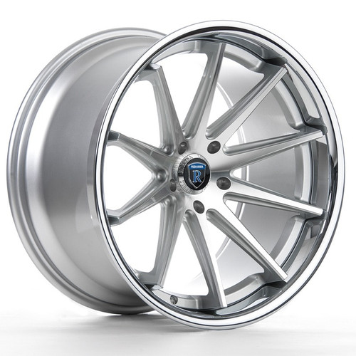 Rohana Rc10 Wheels Rims 20x11 5x112 Machined Silver Chrome Lip 28 | RC1020115112MS28