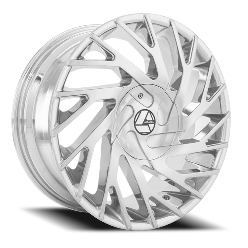DOORBUSTER PRICING! - Azara Aza-505 Wheel 22x8.5 5x112 & 5x114.3 Chrome 38mm | AZA-505228551121143+38C