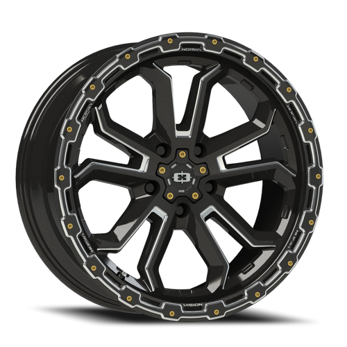 Vision Korupt 405 Wheel 18x9 5x150 Gloss Black Milled Spoke 12mm | 405-8950GBMS12