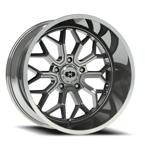 Vision Riot 402 Wheel 20x10 5x127 Chrome -25mm | 402-20073C-25