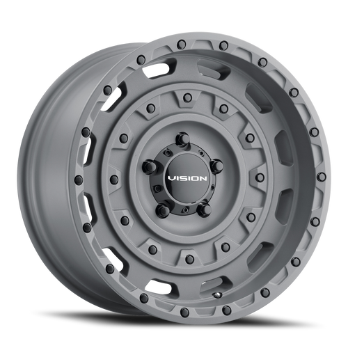 Vision Tactical 403 Wheel 18x9.5 6x120 Thrashed Gun Metal -18mm | 403-8962TG-18