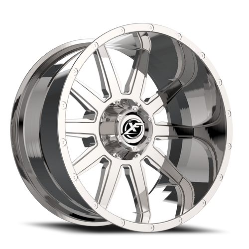 DOORBUSTER PRICING! - Xf Off-Road Xf-219 Wheel 20x12 5x139.7 & 5x150 Chrome -44mm | XF-219201251397150-44C