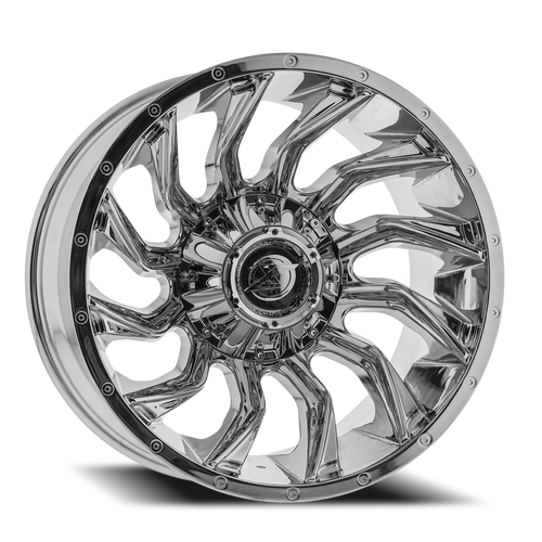DOORBUSTER PRICING! - Xf Off-Road Xf-224 Wheel 22x12 8x165.1 & 8x180 Chrome -44mm | XF-224221281651180-44C