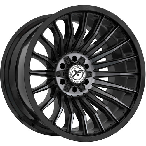 Xf Off-Road® Xf-231 Wheels Rims 20x10 6x135 6x5.5 (6x139.7) Gloss Black TItanium Dark Tint -24  | XF-231201061351397-24GBMTITDDT