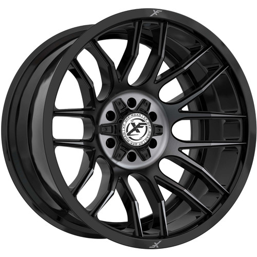 Xf Off-Road® Xf-232 Wheels Rims 20x10 6x135 6x5.5 (6x139.7) Gloss Black TItanium Dark Tint -24  | XF-232201061351397-24GBMTITDDT