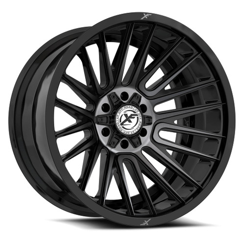 Xf Off-RoadÂ® Xf-234 Wheels Rims 20x10 6x135 6x5.5 (6x139.7) Gloss Black Brushed Dark Tint -12 | XF-234201061351397-12GBBRDDT