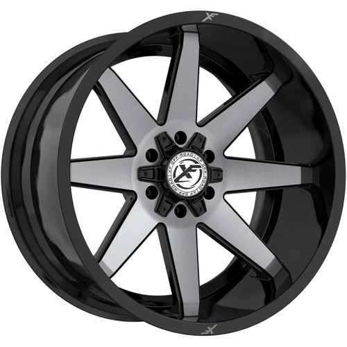 Xf Off-RoadÂ® Xf-236 Wheels Rims 20x9 5x127 (5x5) 5x5.5 (5x139.7) Gloss Black Brushed Dark Tint 0 | XF-236209051271397+0GBBRDDT