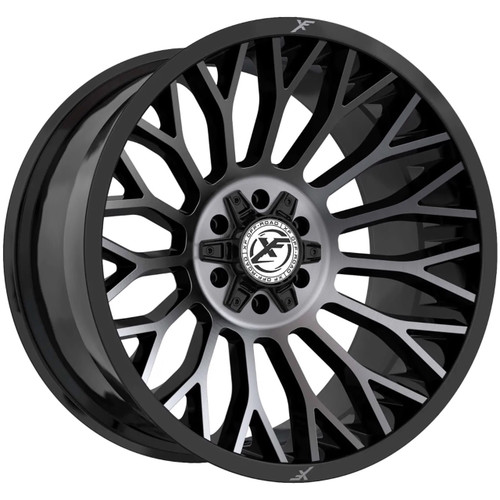 Xf Off-RoadÂ® Xf-237 Wheels Rims 22x12 5x127 (5x5) 5x5.5 (5x139.7) Gloss Black Titanium Dark Tint -44 | XF-237221251271397-44GBMTITDDT