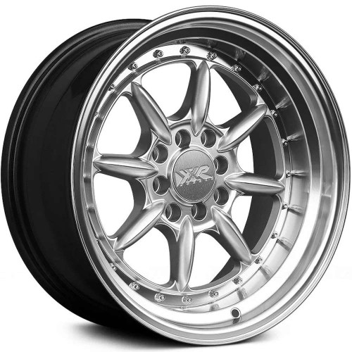Xxr 002.5 Wheels Rims 15x8 4x100 4x4.5 (4x114.3) Hyper Silver Machined Lip 20 | 025580831